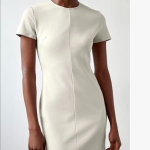 BNWT Aritzia Ryland Dress in Matte Pearl size XS